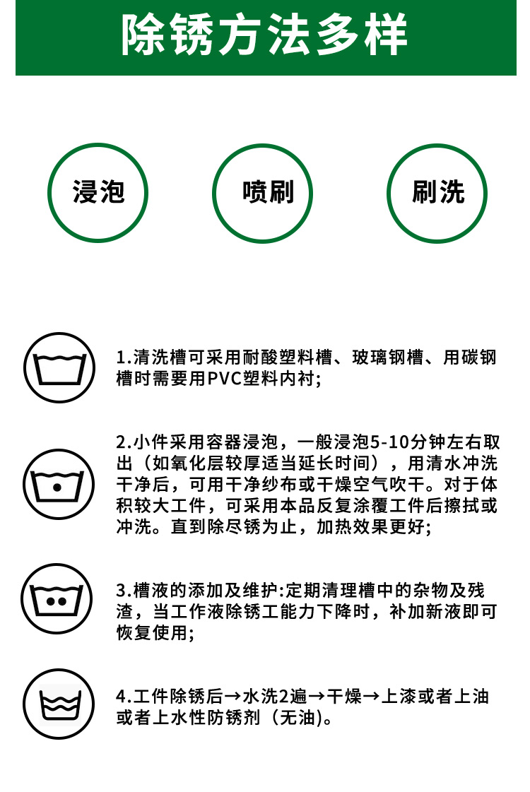 鋼鐵酸洗除銹劑